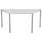 Jemini Trapezoidal Multipurpose Table, 1600x800mm, White