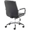 Jemini Amalfi Leather Look Chair, Black