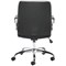 Jemini Amalfi Leather Look Chair, Black