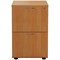 Jemini Foolscap Filing Cabinet, 2 Drawer, Beech