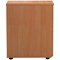 Jemini 3 Drawer Desk High Pedestal, 600mm Deep, Beech Jemini 3 Drawer Desk High Pedestal, 600mm Deep, Beech