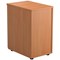 Jemini 3 Drawer Desk High Pedestal, 600mm Deep, Beech Jemini 3 Drawer Desk High Pedestal, 600mm Deep, Beech