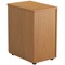 Jemini 3 Drawer Desk High Pedestal, 600mm Deep, Oak Jemini 3 Drawer Desk High Pedestal, 600mm Deep, Oak