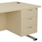 Jemini 3 Drawer Fixed Pedestal, 500mm Deep, Maple Jemini 3 Drawer Fixed Pedestal, 500mm Deep, Maple