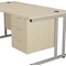 Jemini 3 Drawer Fixed Pedestal, 500mm Deep, Maple Jemini 3 Drawer Fixed Pedestal, 500mm Deep, Maple
