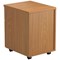 Jemini 3 Drawer Mobile Pedestal, Oak Jemini 3 Drawer Mobile Pedestal, Oak