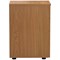 Jemini 3 Drawer Under Desk Pedestal, Oak