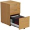 Jemini 3 Drawer Under Desk Pedestal, Oak