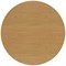 Jemini Round Meeting Table, 1100mm Wide, Oak
