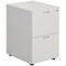 First Foolscap Filing Cabinet, 2 Drawer, White