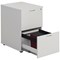 First Foolscap Filing Cabinet, 2 Drawer, White