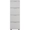 First Foolscap Filing Cabinet, 4 Drawer, White