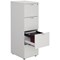 First Foolscap Filing Cabinet, 4 Drawer, White