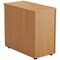 First 3 Drawer Desk High Pedestal, 800mm Deep, Beech First 3 Drawer Desk High Pedestal, 800mm Deep, Beech