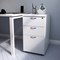 First 3 Drawer Desk High Pedestal, 800mm Deep, Beech