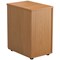 First 3 Drawer Desk High Pedestal, 800mm Deep, Oak