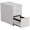 First 3 Drawer Desk High Pedestal, 800mm Deep, White