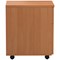 First 2 Drawer Mobile Pedestal, Beech