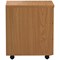 First 3 Drawer Mobile Pedestal, Oak