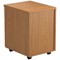 First 3 Drawer Mobile Pedestal, Oak