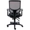 Astin Nesta Mesh Back Operator Chair with Adjustable Arms, Black Astin Nesta Mesh Back Operator Chair with Adjustable Arms, Black