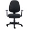 Two Lever Sheaf Operator Chair Black with Adjustable Arms