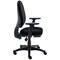 Two Lever Sheaf Operator Chair Black with Adjustable Arms