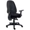 Two Lever Sheaf Operator Chair Black with Adjustable Arms