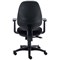 Two Lever Sheaf Operator Chair Black with Adjustable Arms