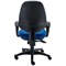 Two Lever Sheaf Operator Chair Royal Blue with Fixed Arms