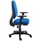 Two Lever Sheaf Operator Chair Royal Blue with Adjustable Arms