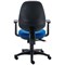 Two Lever Sheaf Operator Chair Royal Blue with Adjustable Arms