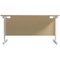 Jemini 1200mm Rectangular Desk, White Cantilever Leg, Maple Jemini 1200mm Rectangular Desk, White Cantilever Leg, Maple