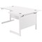 Jemini 1600mm Corner Desk, Right Hand, White Cantilever Legs, White Jemini 1600mm Corner Desk, Right Hand, White Cantilever Legs, White