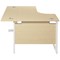 Jemini 1800mm Corner Desk, Left Hand, White Cantilever Legs, Maple Jemini 1800mm Corner Desk, Left Hand, White Cantilever Legs, Maple