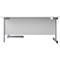 First 1600mm Corner Desk, Right Hand, Silver Cantilever Legs, White First 1600mm Corner Desk, Right Hand, Silver Cantilever Legs, White