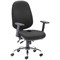 Arista Aire High Back Ergonomic Operator Chair, Black