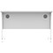 Astin 1200mm Slim Rectangular Desk, White Cantilever Legs, White