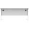 Astin 1600mm Slim Rectangular Desk, White Cantilever Legs, White