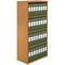 First Medium Tall Bookcase, 3 Shelves, 1600mm High, Oak