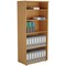 First Tall Bookcase, 4 Shelves, 1800mm High, Oak