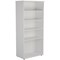First Tall Bookcase, 4 Shelves, 1800mm High, White First Tall Bookcase, 4 Shelves, 1800mm High, White