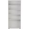 First Tall Bookcase, 4 Shelves, 1800mm High, White First Tall Bookcase, 4 Shelves, 1800mm High, White