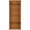 First Extra Tall Bookcase, 4 Shelves, 2000mm High, Oak
