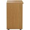 First Low Bookcase, 1 Shelf, 700mm High, Oak