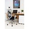 Arista Hanley High Back Chair, Black & White
