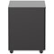 Jemini 3 Drawer Steel Mobile Pedestal, Black