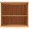 Astin Desk High Bookcase, 1 Shelf, 730mm High, Beech