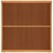 Astin Low Bookcase, 1 Shelf, 816mm High, Beech