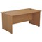 Jemini 1400mm Rectangular Desk, Panel End Leg, Oak Jemini 1400mm Rectangular Desk, Panel End Leg, Oak